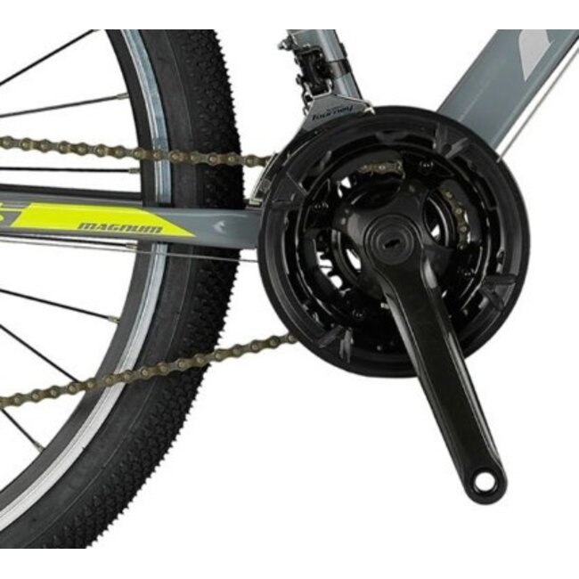 Jongens Mountainbike 24 Inch Geroni Magnum 21V Grijs