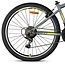 Jongens Mountainbike 24 Inch Geroni Magnum 21V Grijs