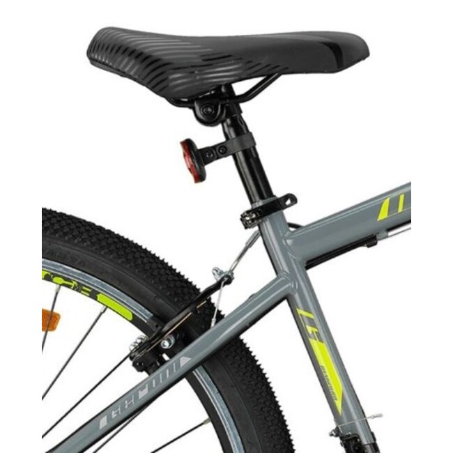 Jongens Mountainbike 24 Inch Geroni Magnum 21V Grijs