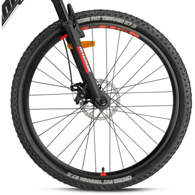 Jongens Mountainbike 27.5 Inch Geroni Magnum 21V Rood