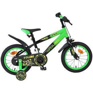 Volare Kinderfietsen Jongensfiets 14 Inch Volare Strike Groen 51427