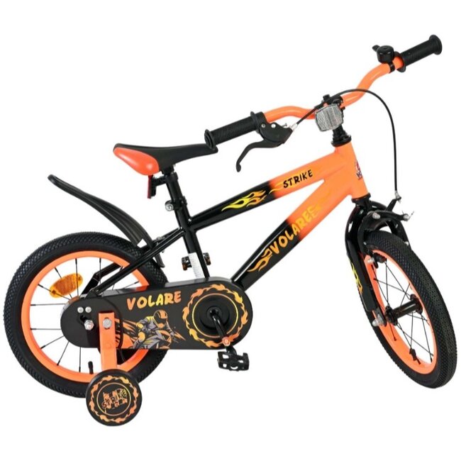Jongensfiets 14 Inch Volare Strike Oranje 51424