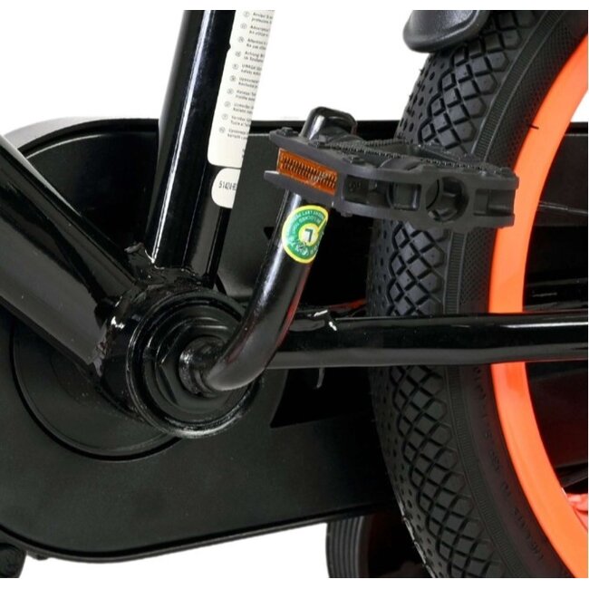 Jongensfiets 14 Inch Volare Strike Oranje 51424