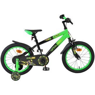 Volare Kinderfietsen Jongensfiets 16 Inch Volare Strike Groen 51634