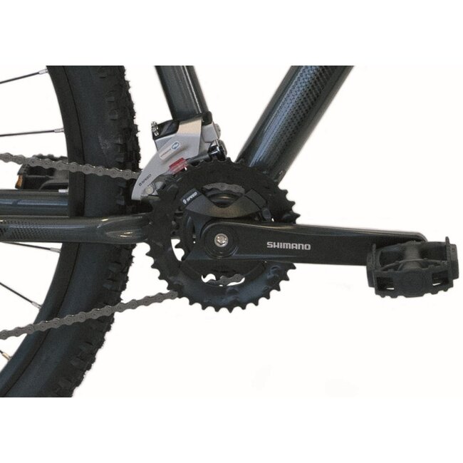 Mountainbike Heren 29 Inch Deed Flame 296 21V Grijs