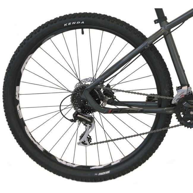 Mountainbike Heren 29 Inch Deed Flame 296 21V Grijs