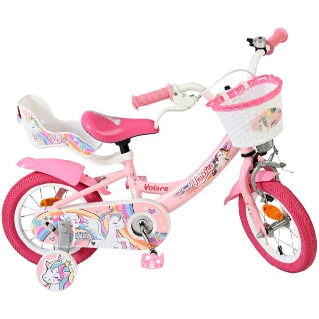 Meisjesfiets 12 Inch Volare Unicorn Roze 61270