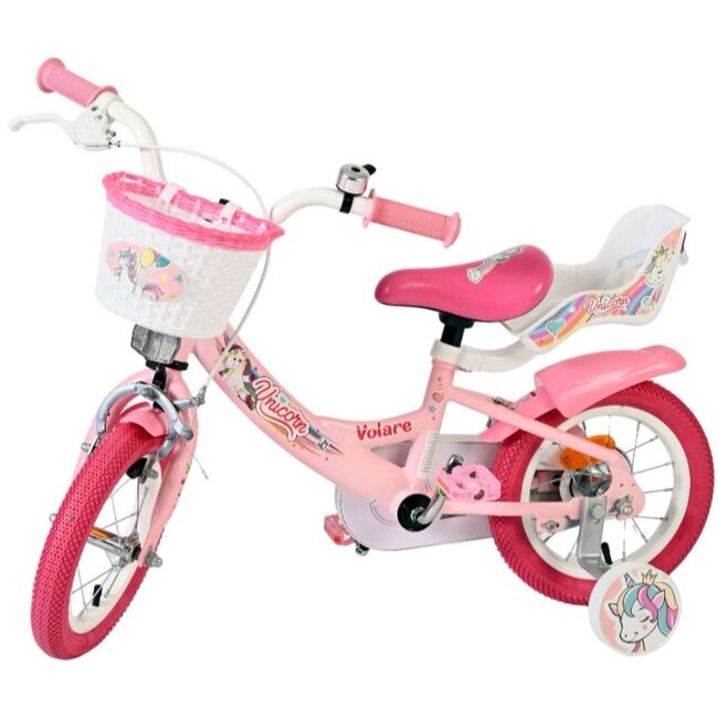 Meisjesfiets 12 Inch Volare Unicorn Roze 61270