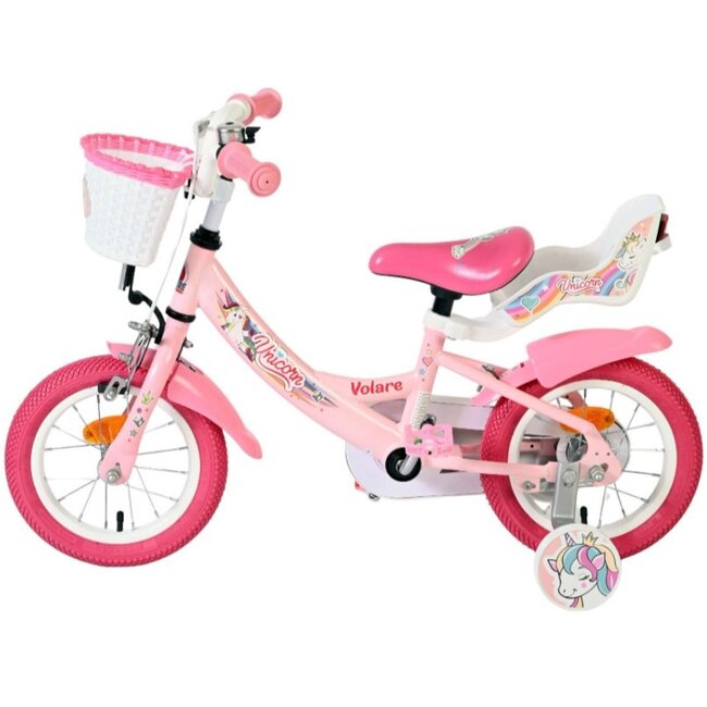 Meisjesfiets 12 Inch Volare Unicorn Roze 61270