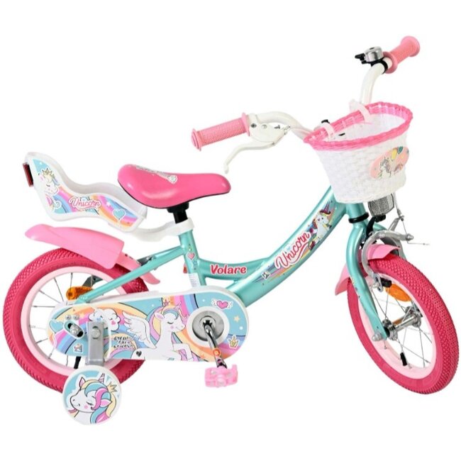Meisjesfiets 12 Inch Volare Unicorn Groen 61276