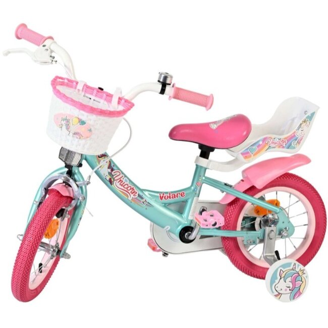 Meisjesfiets 12 Inch Volare Unicorn Groen 61276