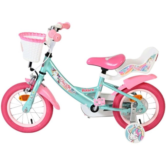Meisjesfiets 12 Inch Volare Unicorn Groen 61276