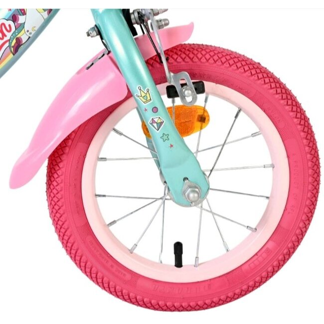 Meisjesfiets 12 Inch Volare Unicorn Groen 61276