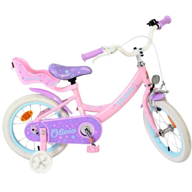 Meisjesfiets 14 Inch Volare Olivia Roze 51417