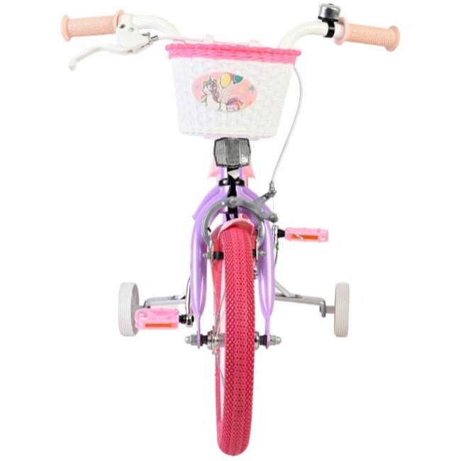 Meisjesfiets 14 Inch Volare Unicorn Paars 61479