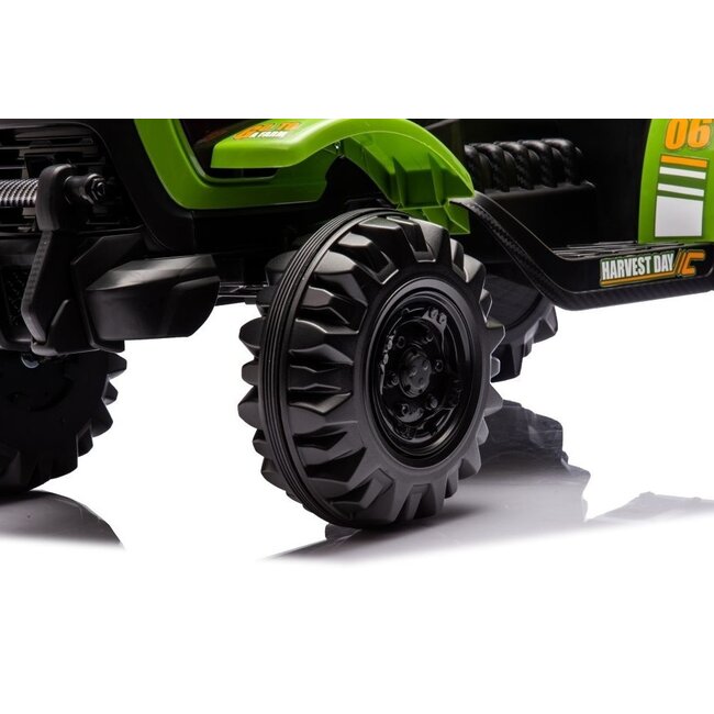 Elektrische Kinder Tractor Met Aanhangwagen - 2e Kans