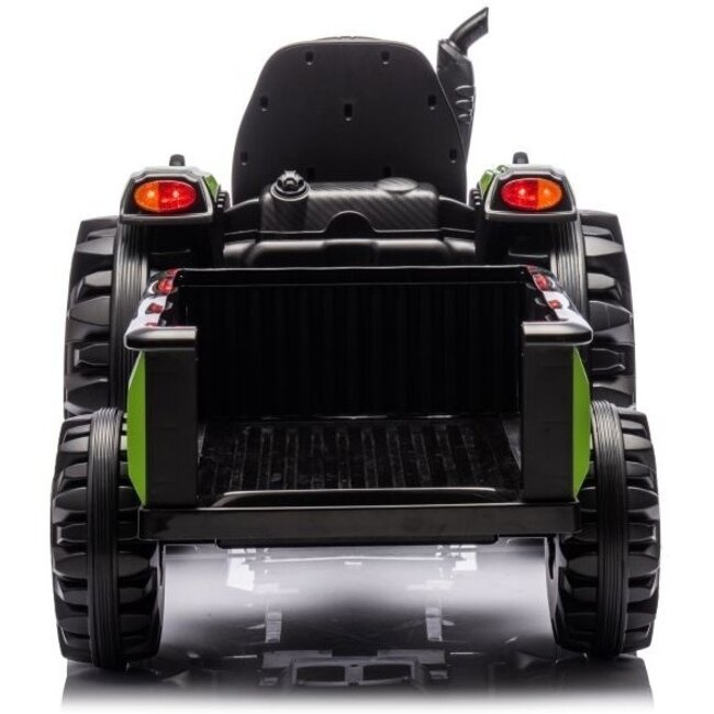 Elektrische KInder Tractor Met Aanhangwagen Groen
