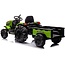 Elektrische KInder Tractor Met Aanhangwagen Groen