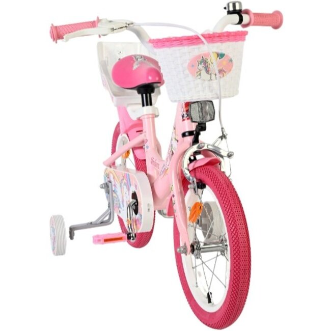 Meisjesfiets 14 Inch Volare Unicorn Roze 61470