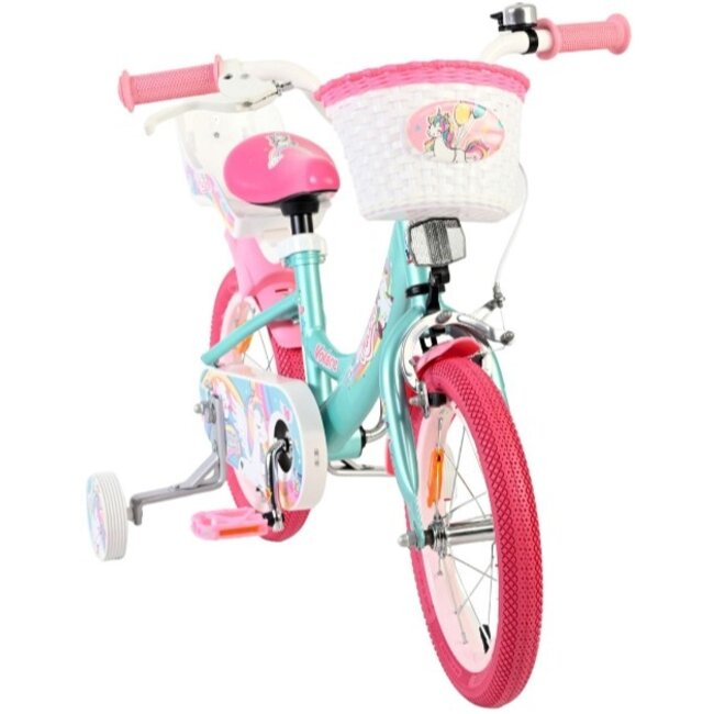 Meisjesfiets 14 Inch Volare Unicorn Groen 61476