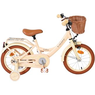 Volare Kinderfietsen Meisjesfiets 14 Inch Volare Ashley Creme 51474