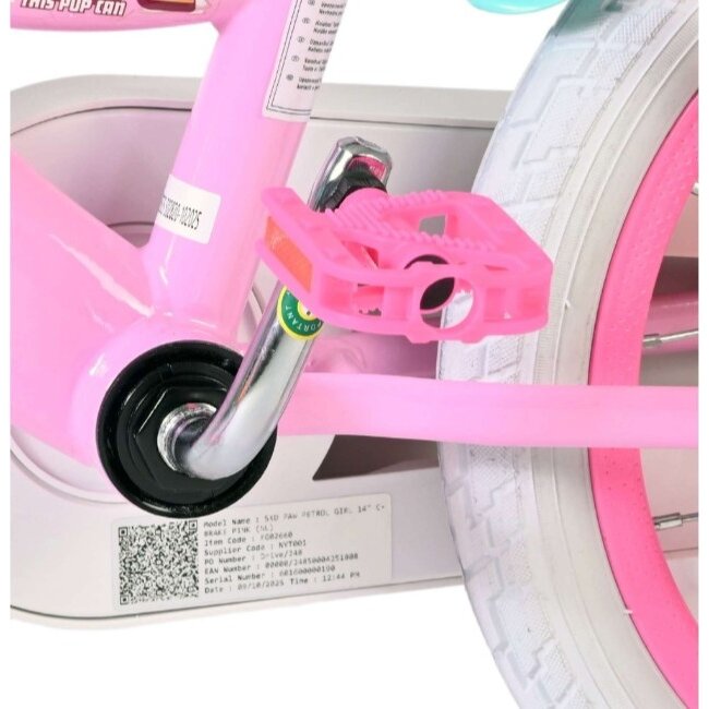 Meisjesfiets 14 Inch Volare Paw Patrol 20574