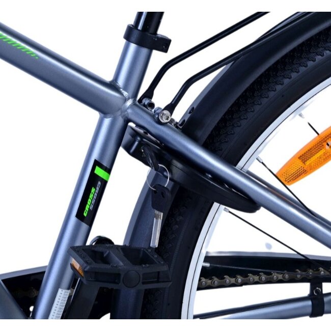 Jongensfiets 26 Inch Volare Cross 3V Grijs 22637