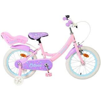 Volare Kinderfietsen Meisjesfiets 16 Inch Volare Olivia Roze 51611