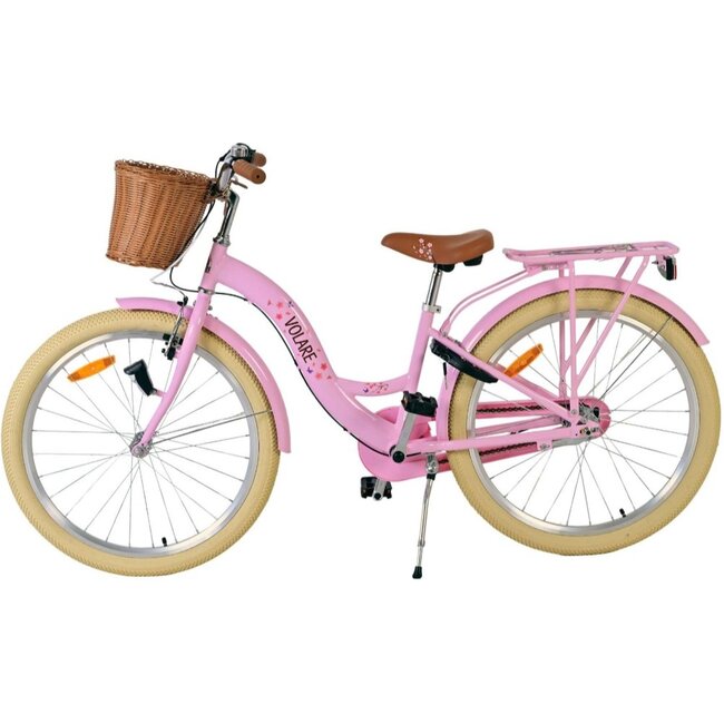 Meisjesfiets 24 Inch Volare Blossom 3V Roze 52442