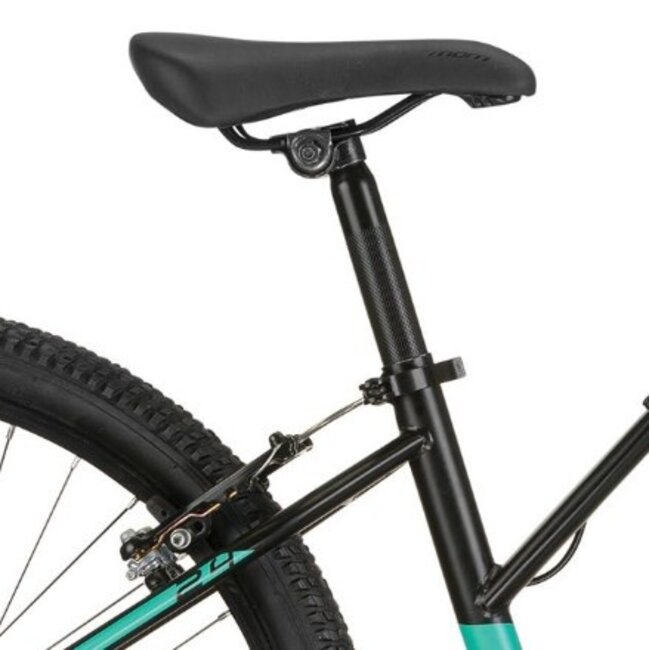 Meisjes Mountainbike 24 Inch MBM District Zwart Turquoise