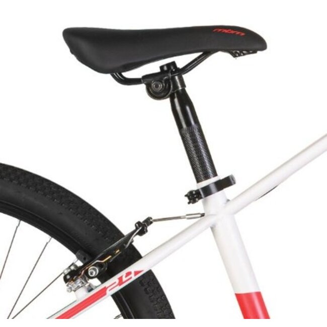 Meisjes Mountainbike 24 Inch MBM District Wit Rood