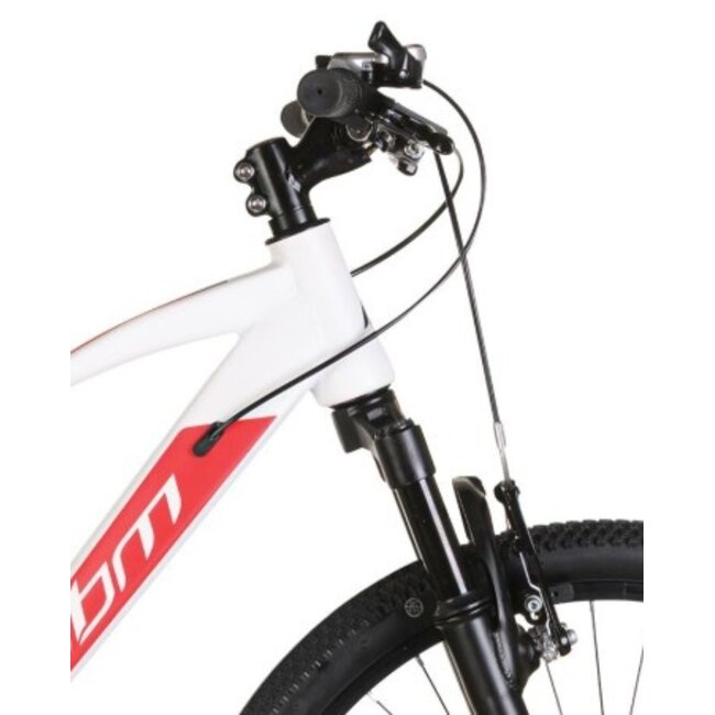 Meisjes Mountainbike 24 Inch MBM District Wit Rood