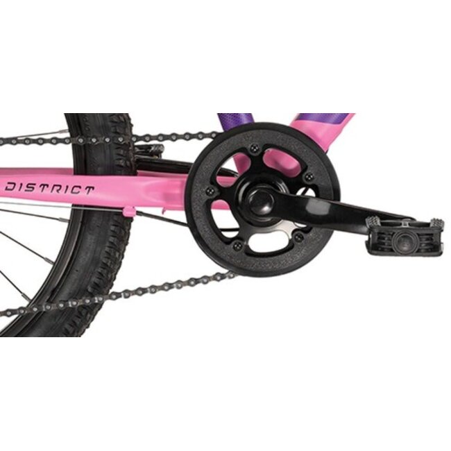 Meisjes Mountainbike 20 Inch MBM District 7V Fuchsia