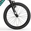 Meisjes Mountainbike 20 Inch MBM District 7V Zwart Turquoise