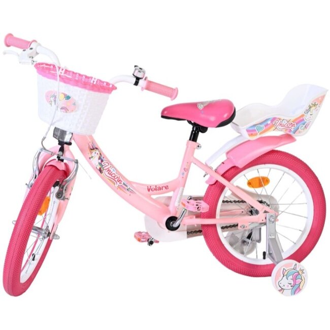 Meisjesfiets 16 Inch Volare Unicorn Roze 61675