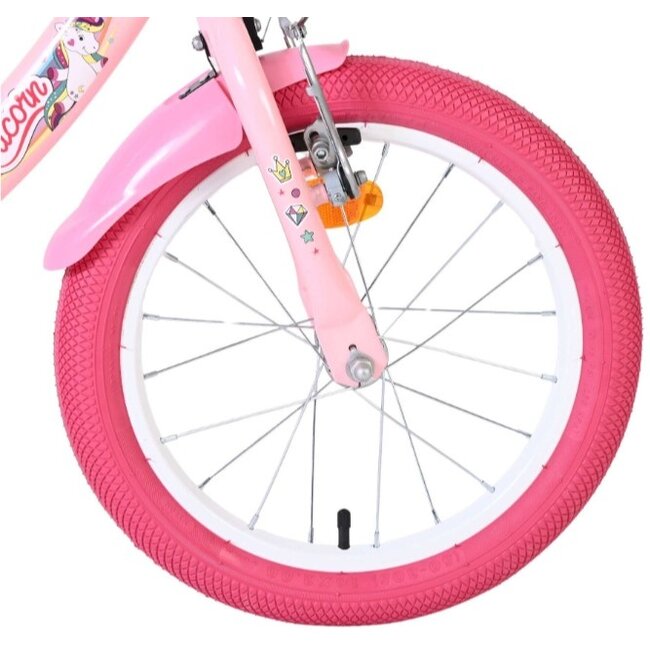 Meisjesfiets 16 Inch Volare Unicorn Roze 61675