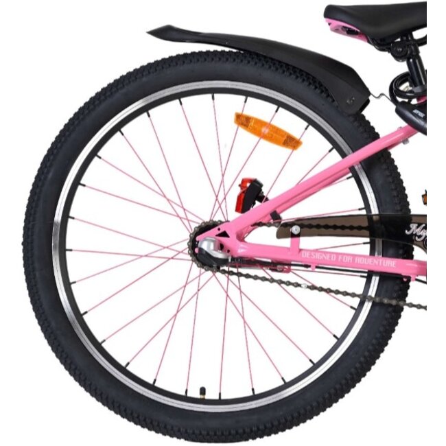 Meisjes MTB 24 Inch Volare Mystic 3V Nexus Roze 52430