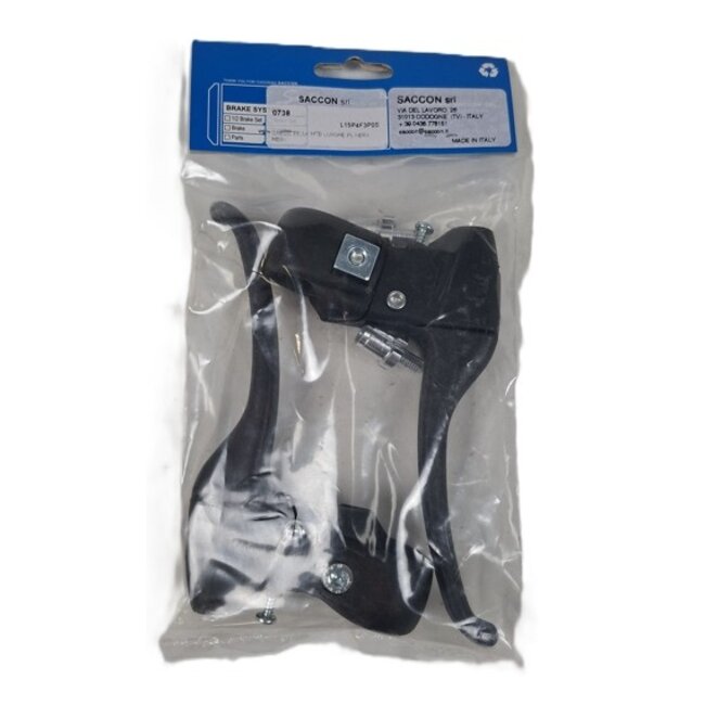 Remhendels Saccon Universeel V-Rem Kunststof Zwart Set