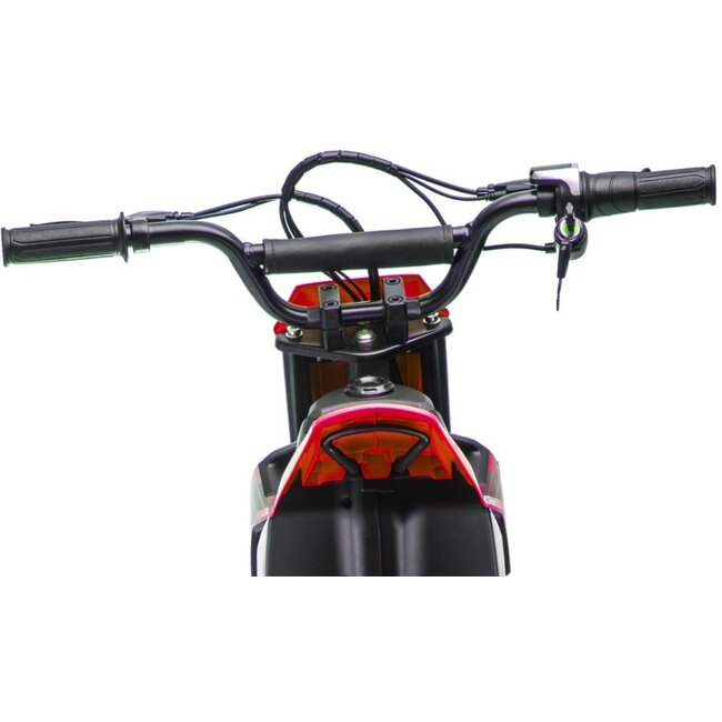 Elektrische Kindermotor Crossmotor 24 Volt Rood