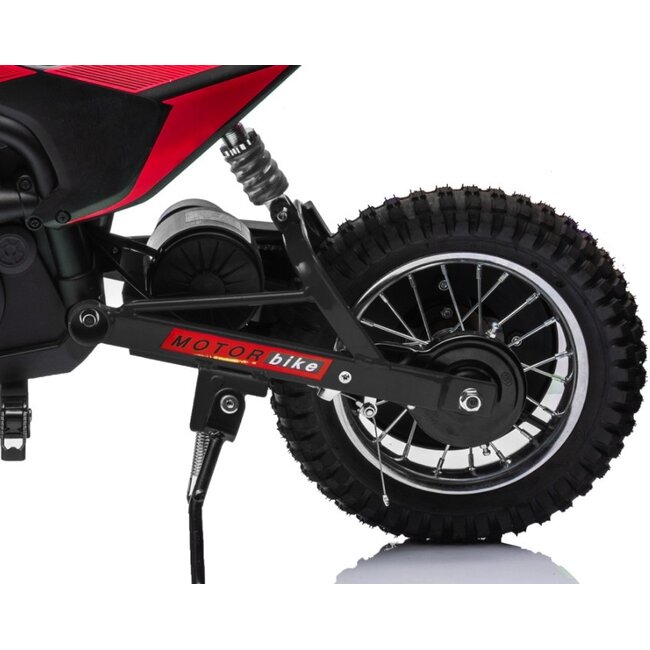 Elektrische Kindermotor Crossmotor 24 Volt Rood