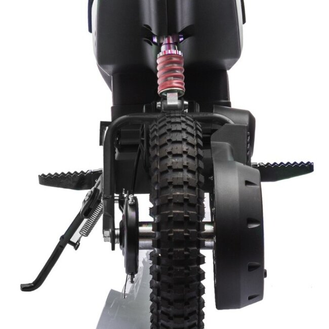 Elektrische Kindermotor Crossmotor 24 Volt Blauw Oranje