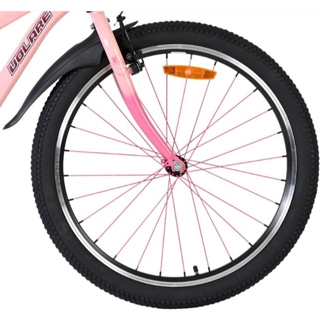 Meisjes MTB 24 Inch Volare Mystic Roze 52428