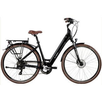 E-Vision Fietsen Elektrische Damesfiets 28 Inch E-Vision Valence Zwart