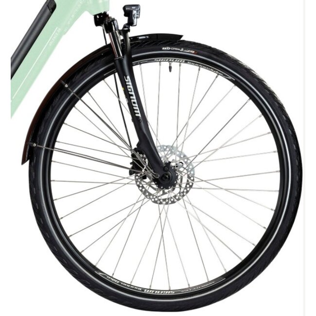 Elektrische Damesfiets 28 Inch E-Vision Valence Munt Groen