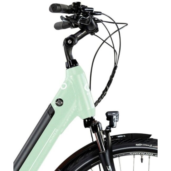 Elektrische Damesfiets 28 Inch E-Vision Valence Munt Groen