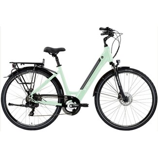 E-Vision Elektrische Damesfiets 28 Inch E-Vision Valence Munt Groen