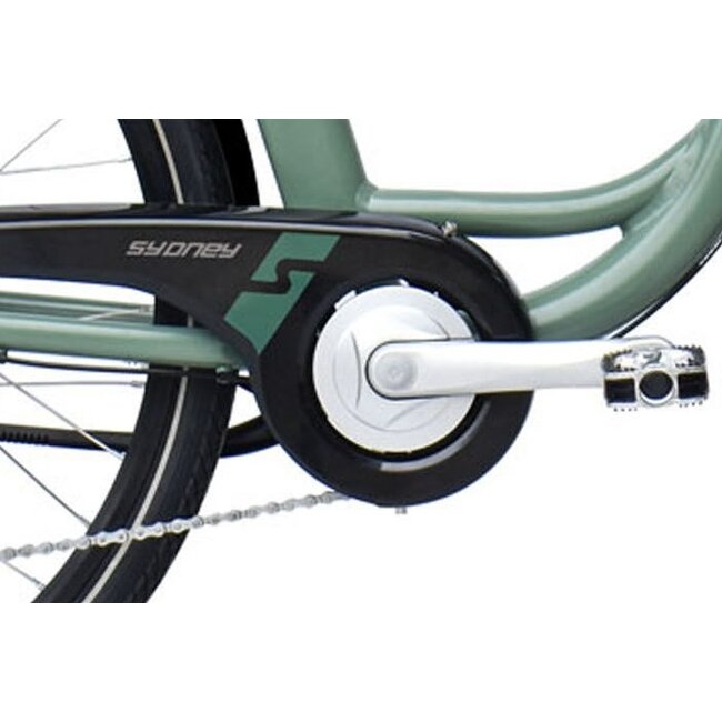 Elektrische Damesfiets 28 Inch Sydney Groen