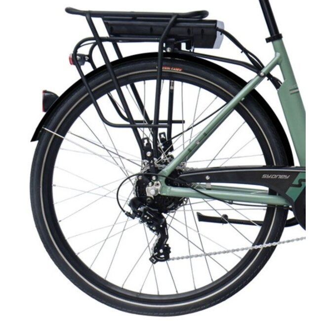 Elektrische Damesfiets 28 Inch Sydney Groen