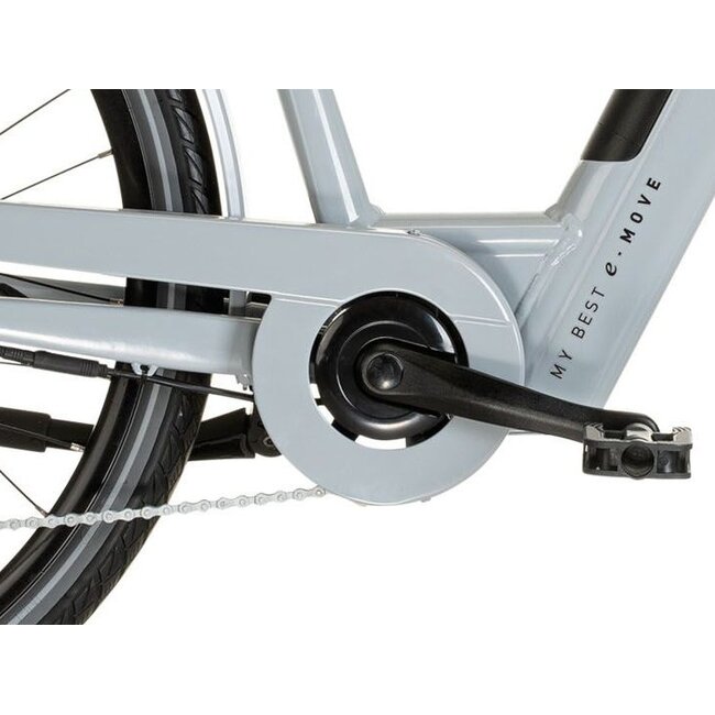 Elektrische Damesfiets 28 Inch MBM Themis Lichtgrijs