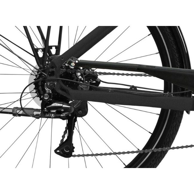 Elektrische Damesfiets 28 Inch Lombardo Maratea Zwart